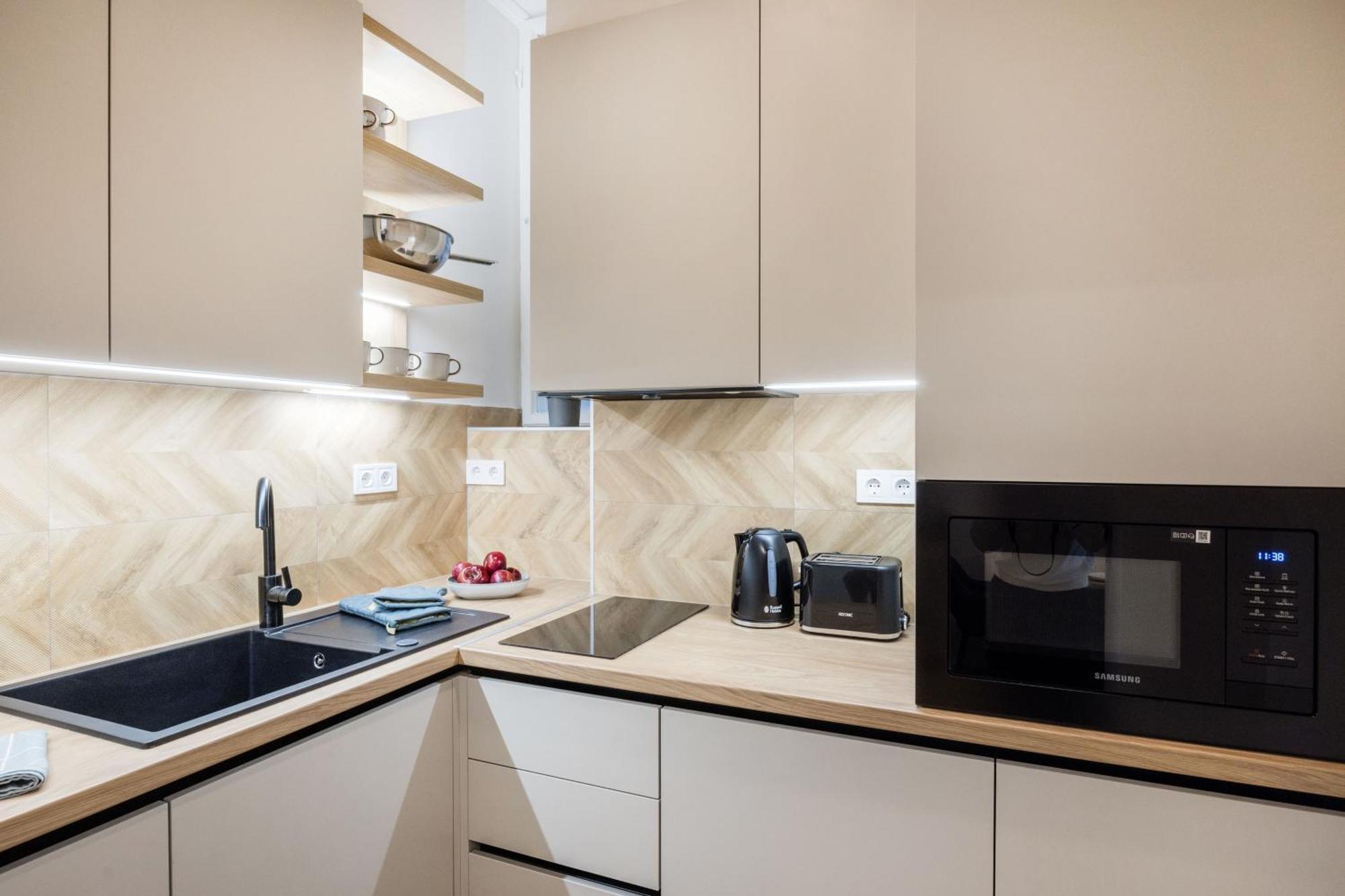 شقة Sleek Downtown Living بودابست المظهر الخارجي الصورة