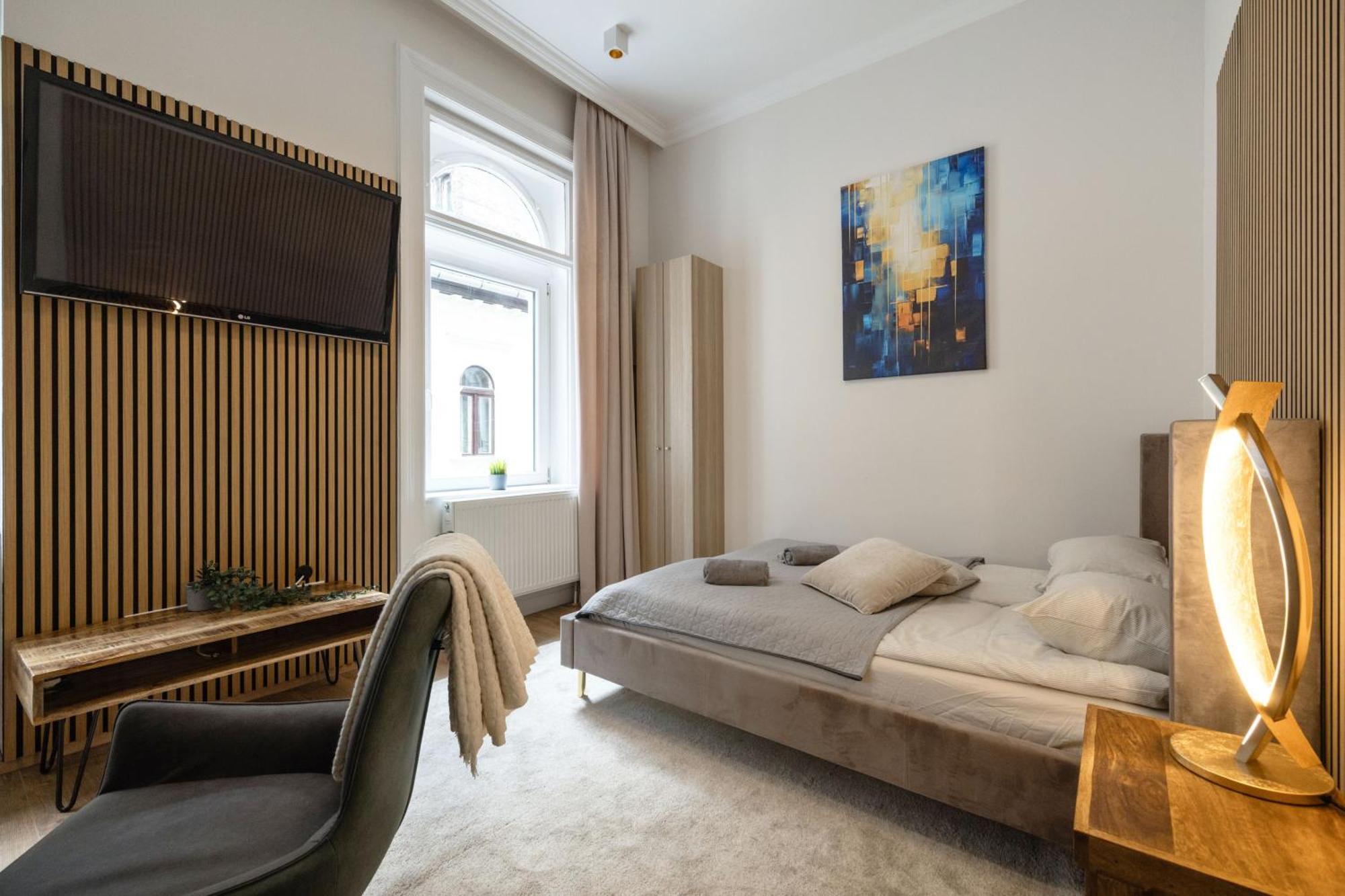 شقة Sleek Downtown Living بودابست المظهر الخارجي الصورة