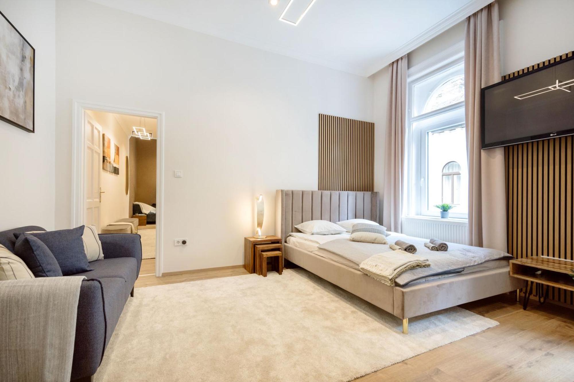 شقة Sleek Downtown Living بودابست المظهر الخارجي الصورة