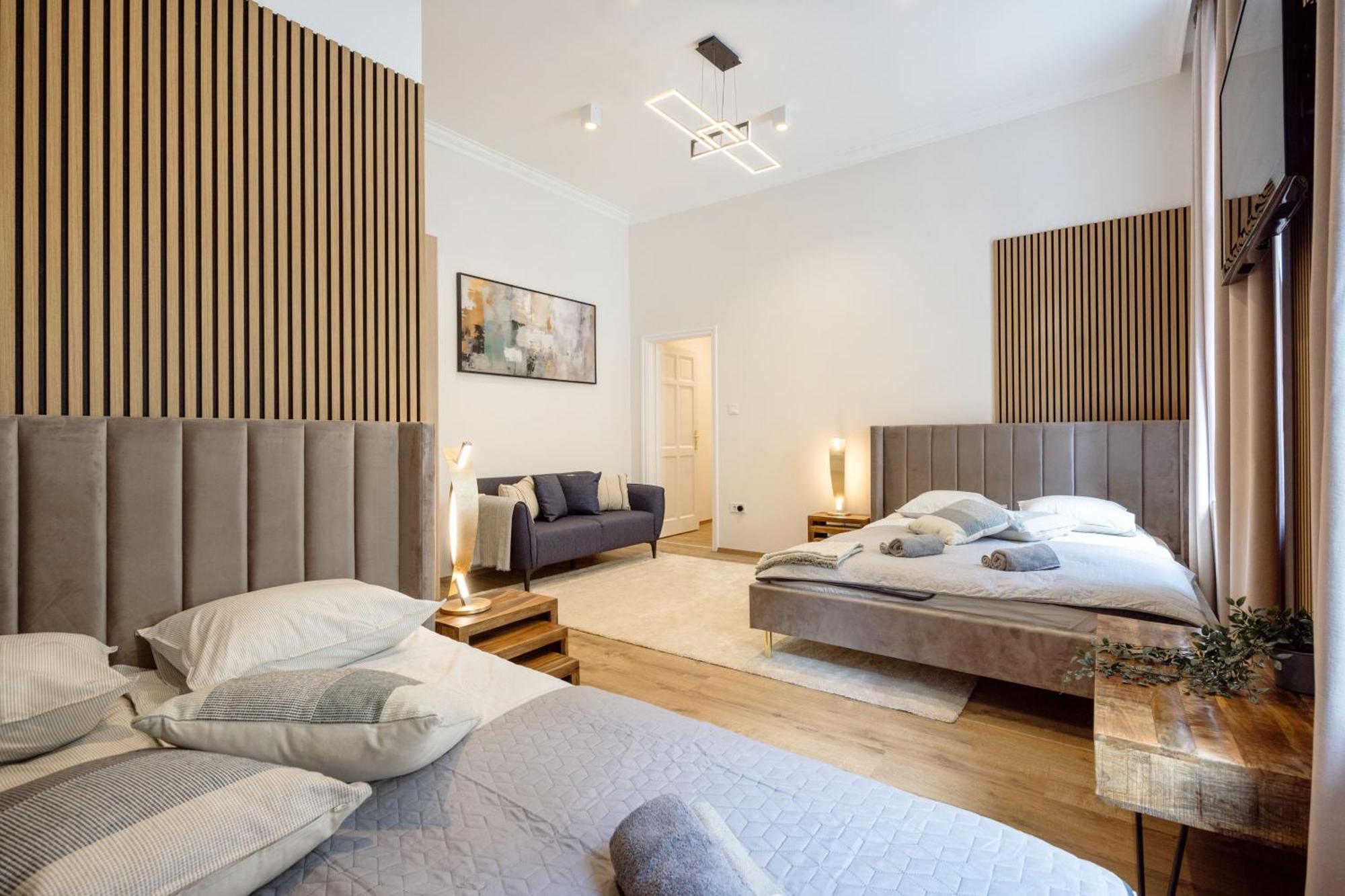 شقة Sleek Downtown Living بودابست المظهر الخارجي الصورة
