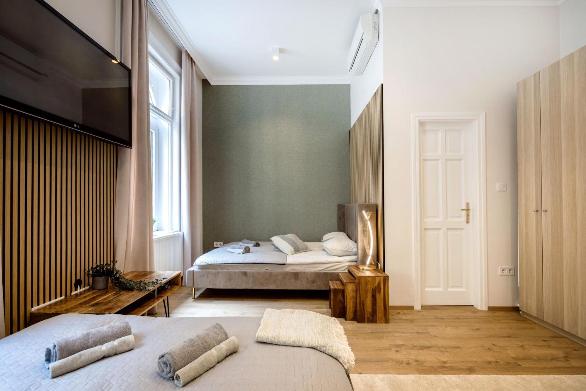 شقة Sleek Downtown Living بودابست المظهر الخارجي الصورة