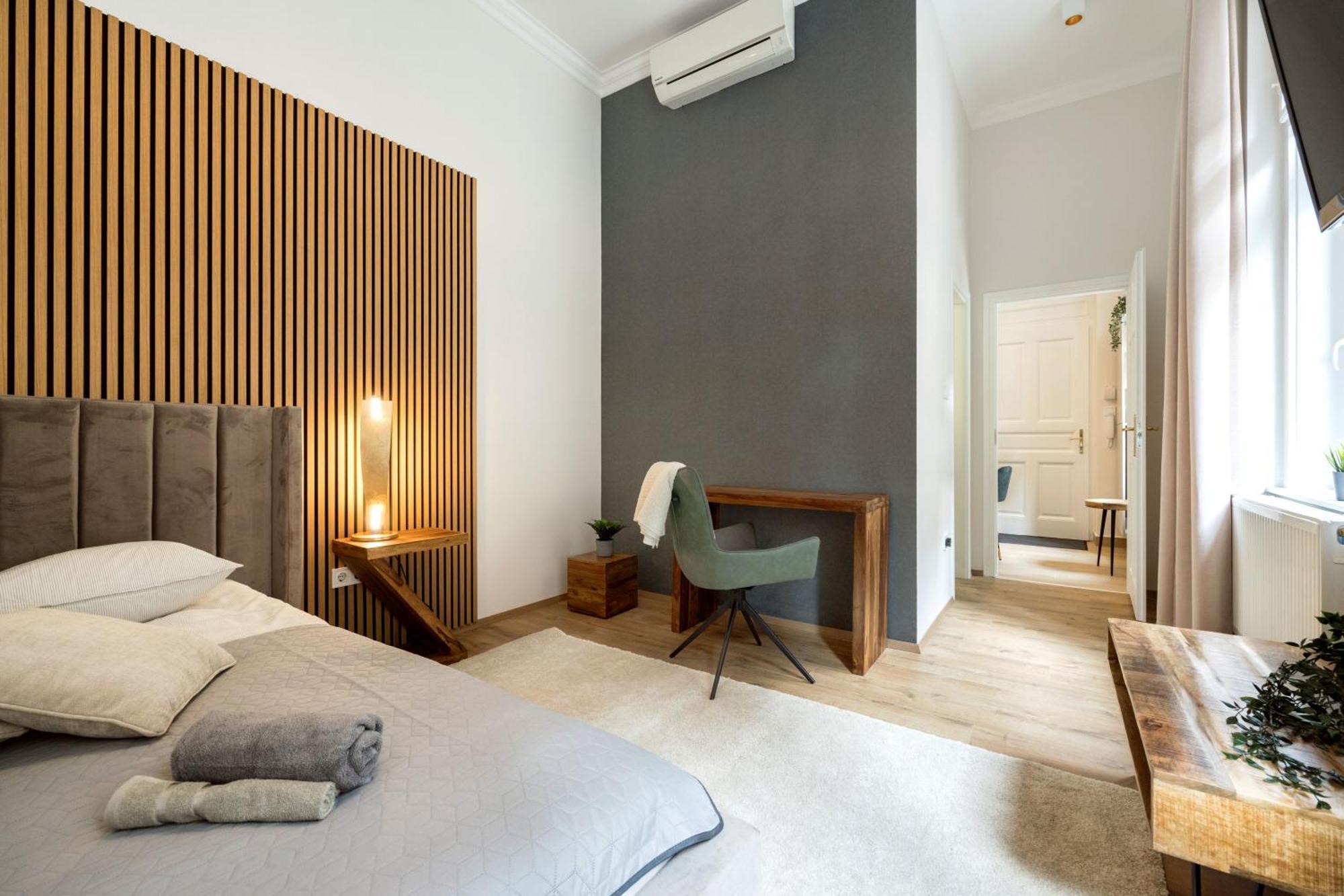 شقة Sleek Downtown Living بودابست المظهر الخارجي الصورة